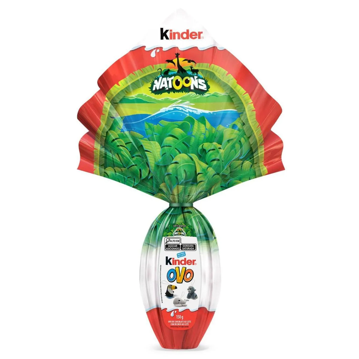 Ovo de Páscoa Kinder Natoons 150g
